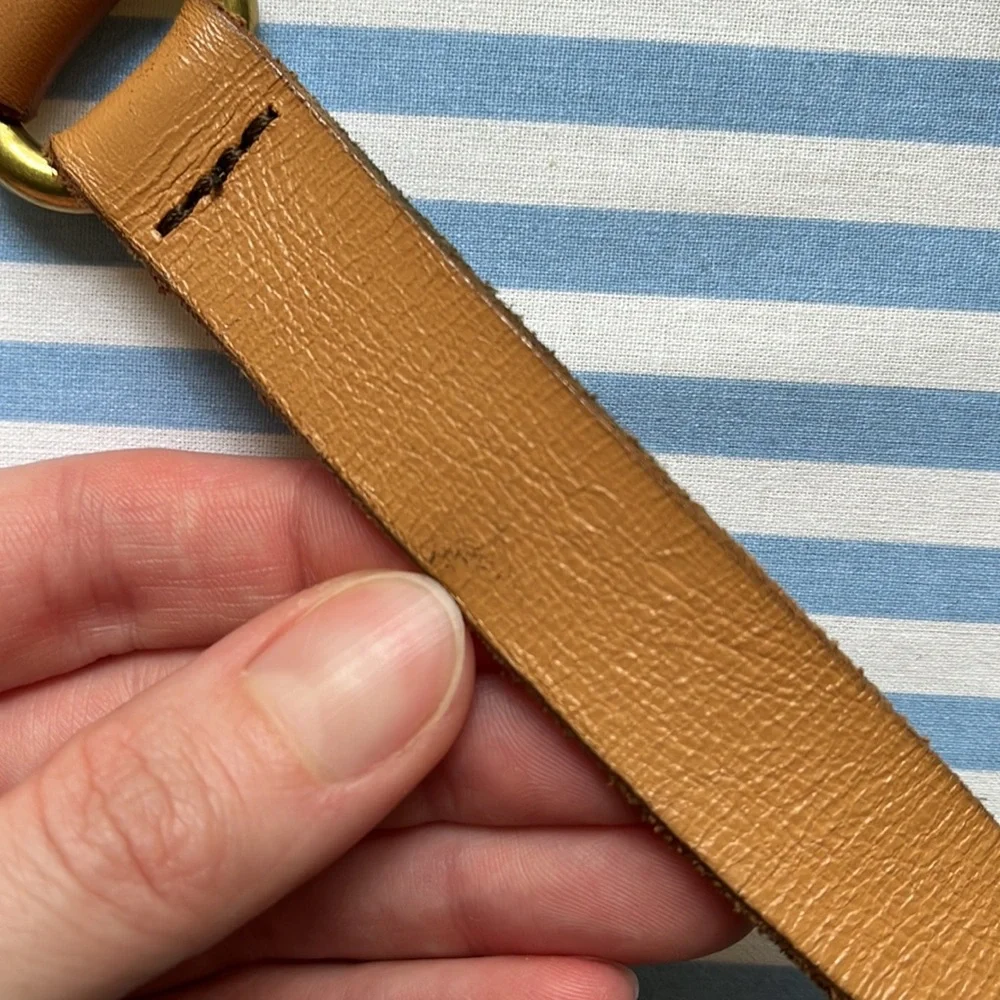 FOSSIL Leather Belt with Multiple Colors and Patterns Brown